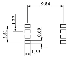 5V 700kPa vergrootte de Luchtdruk van de Analoge Outputsensor 1